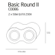 Plafon BASIC ROUND II C0086