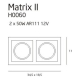 Oprawa halogenowa Matrix II H0060