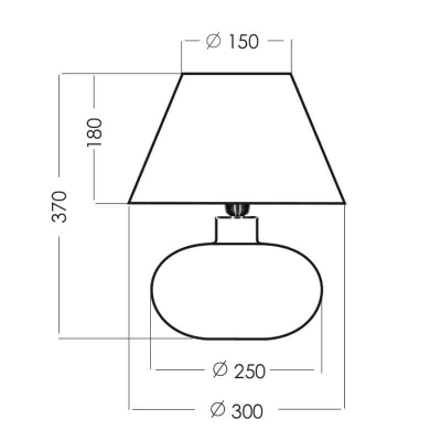 Lampa stołowa Bergen L007071110 4concepts
