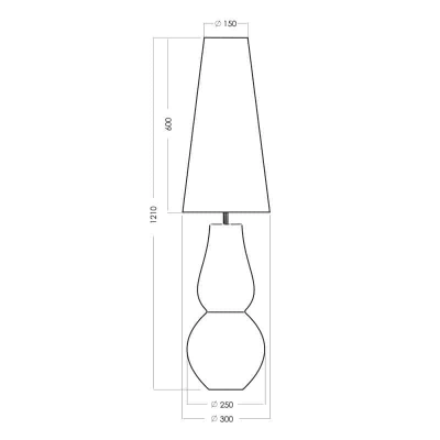 Lampa podłogowa Milano White L201081803 4concepts