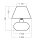 Lampa stołowa Bergen BLACK L007252111 4concepts