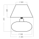 Lampa stołowa Tanzania L005092214 4concepts