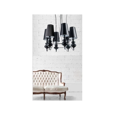 lafabryka.pl Lampa wisząca Baroco 6 AZ1379 black ........KOD: 15509