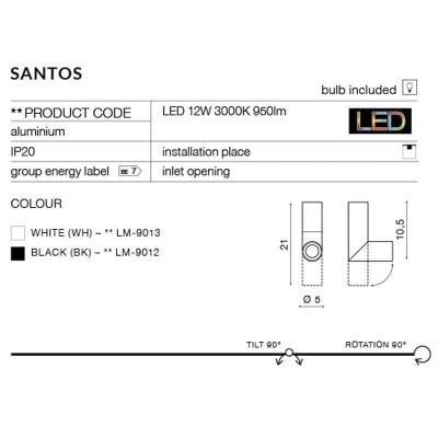 Plafon SANTOS AZ2416AZZARDO