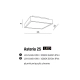 Plafon ASTERIA 25 AZ2478 4000K IP44 AZZARDO