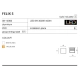 Kinkiet FELIX S AZ2425AZZARDO