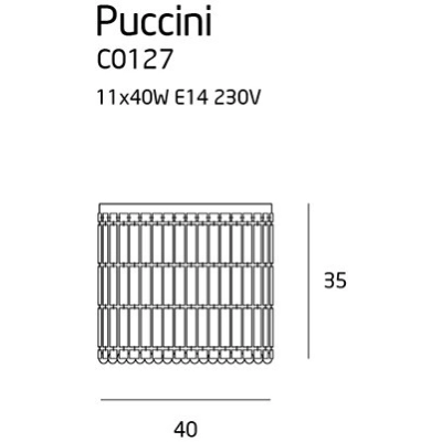 Puccini plafon  C0127 MaxLight