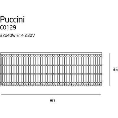 Puccini plafon   C0129 MaxLight