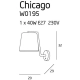 Kinkiet CHICAGO I W0195 chrom MAXlight