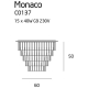 Monaco plafon C0137 MaxLight 60 cm