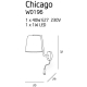 Kinkiet CHICAGO II W0196 white MAXlight