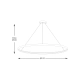 Lampa wisząca CIRCLE 110 LA0717/1 Zuma Line