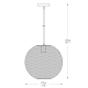 Lampa wisząca ORION A8129L Zuma Line