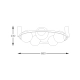 Plafon 5009 ORBIT 5 ZUMA LINE