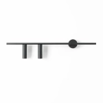 TREVO WALL 2 ALL BLACK (left) 1104D1 Minimalistyczny kinkiet Aldex