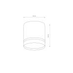 Lampa punktowa CRES WHITE 10478 Nowodvorski