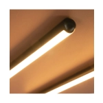 2569 CEILING LED LIGHT 43W 3000K BLACK MATT STICK - SANDY BRICK RED BASE Zambelis Lights