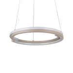 MEZZOMONTE Lampa wisząca LED CCT / ściemnialna Piaskowa Ø48cm 901824 EGLO