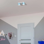 lafabryka.pl Lampa sufitowa DIXIE Blue/White 2xGX53 MLP7549 Milagro