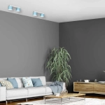 lafabryka.pl Lampa sufitowa DIXIE Blue/White 2xGX53 MLP7549 Milagro