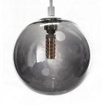 Klosz 15cm dymiony chrom BUBBLES GLASS SHADE D15 SMOKY AZ5885 AZZARDO