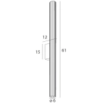 Kinkiet Fayette 61cm 12W Złoty IP44 3000K W0366 MaxLight