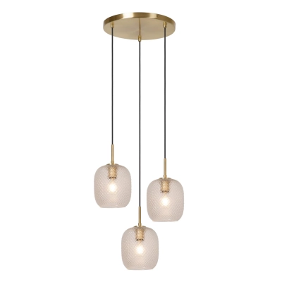 ALICENT - Lampa wisząca - Ø 35 cm - 3xE27 - Matt Gold / Brass 03450/03/02 Lucide