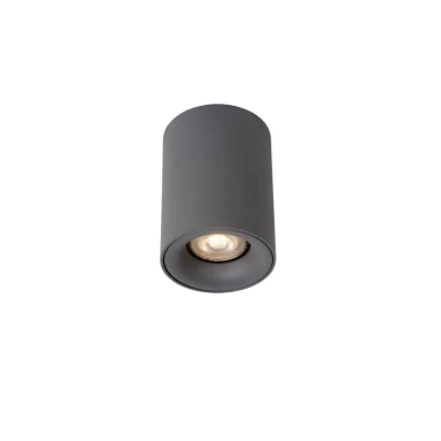 BENTOO-LED - Ceiling spotlight - Ø 8 cm - LED Dim. - GU10 - 1x5W 3000K - Grey 09912/05/36 Lucide