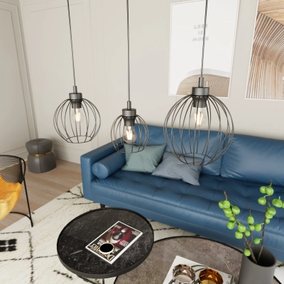 Lampa wisząca NANDO 3 BL 1369/3 EMIBIG Lighting
