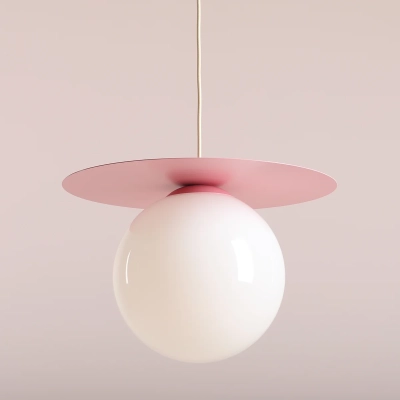 Lampa wisząca LOOP BABY PINK L 1125G18_L Aldex