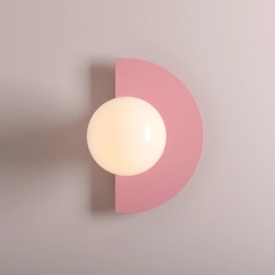 Lampa ścienna LOOP WALL BABY PINK 1125C18 Aldex