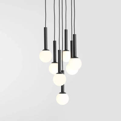 RIU 7 ALL BLACK 1117T1 Nowoczesna lampa wisząca Aldex