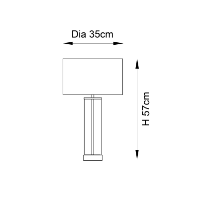 Lampa stołowa Lessina 100440 ENDON
