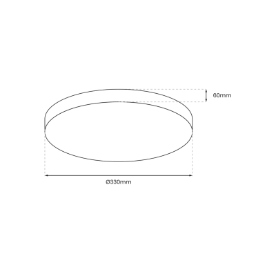 Plafon MAYA GOLD 15W LED IP44 Ø330 mm ML7790 Milagro