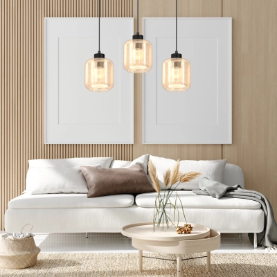 lafabryka.pl Lampa wisząca SOMBRA AMBER 3xE27 MLP8371 MILAGRO