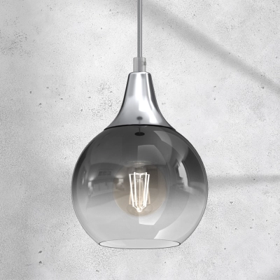 lafabryka.pl Lampa wisząca MONTE SILVER fi 150 1xE27 MLP8321 MILAGRO