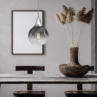 lafabryka.pl Lampa wisząca MONTE SILVER fi 150 1xE27 MLP8321 MILAGRO
