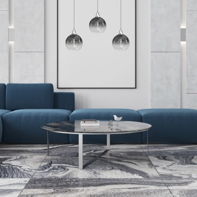 lafabryka.pl Lampa wisząca MONTE SILVER 3xE27 MLP8322 MILAGRO