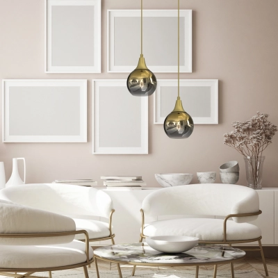lafabryka.pl Lampa wisząca MONTE GOLD fi 150 1xE27 MLP8401 MILAGRO