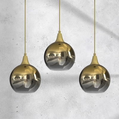 lafabryka.pl Lampa wisząca MONTE GOLD 3xE27 MLP8402 MILAGRO