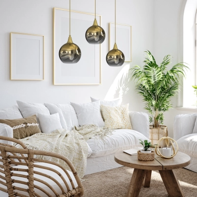 lafabryka.pl Lampa wisząca MONTE GOLD 3xE27 MLP8402 MILAGRO