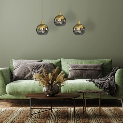 lafabryka.pl Lampa wisząca MONTE GOLD 3xE27 MLP8402 MILAGRO