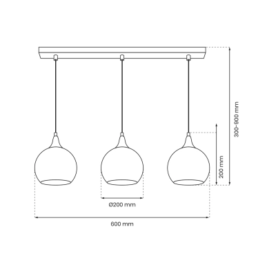 lafabryka.pl Lampa wisząca MONTE GOLD 3xE27 MLP8402 MILAGRO