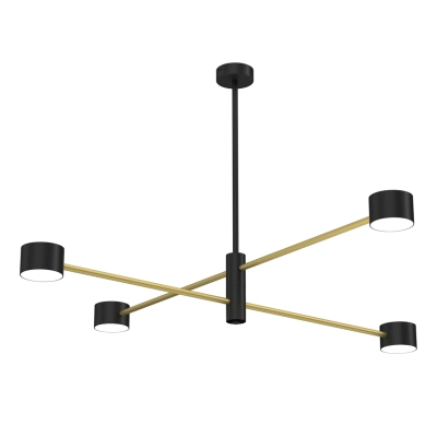 lafabryka.pl Lampa sufitowa CROSS GOLD 4xGX53 MLP8419 MILAGRO