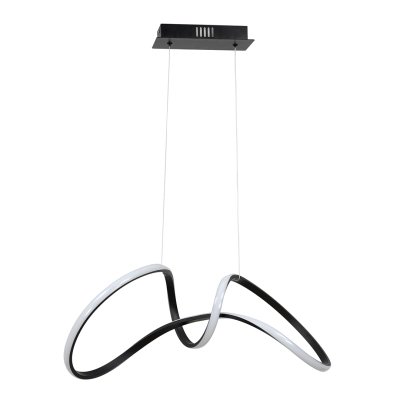 lafabryka.pl Lampa wisząca TESORO BLACK 48W LED ML7951 MILAGRO