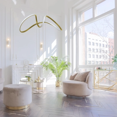 lafabryka.pl Lampa wisząca TESORO GOLD 48W LED ML7953 MILAGRO