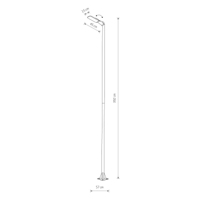 Lampa stojąca PATHWAY LED PRO 3000K 10283 Nowodvorski