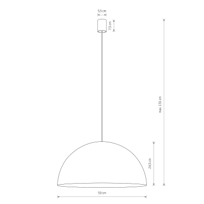 lafabryka.pl Lampa wisząca HEMISPHERE SUPER L 10296 Nowodvorski