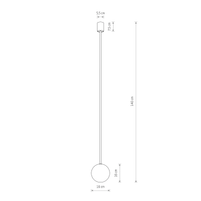 Lampa wisząca KIER L 10308 Nowodvorski