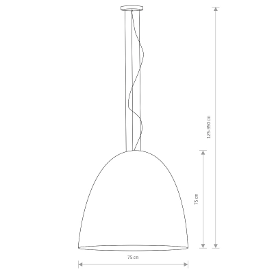 lafabryka.pl Lampa wisząca EGG XL 10325 Nowodvorski